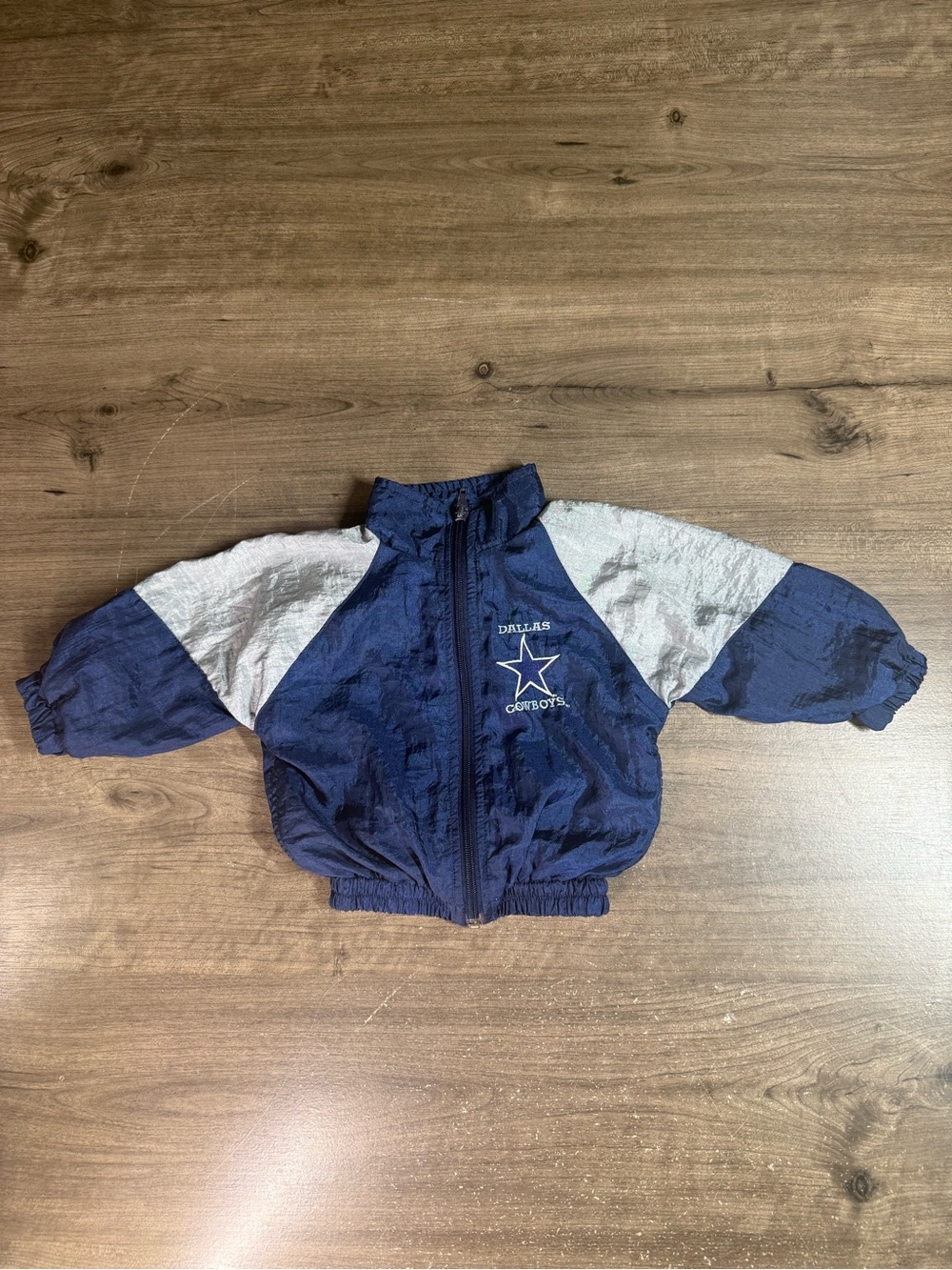 Vintage Team NFL Dallas Cowboys by Might Mac 12M Windbreaker FullZip Jacket